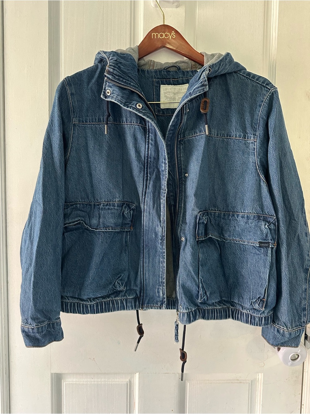 Vintage Levi’s Denim Hooded Utility Jacket